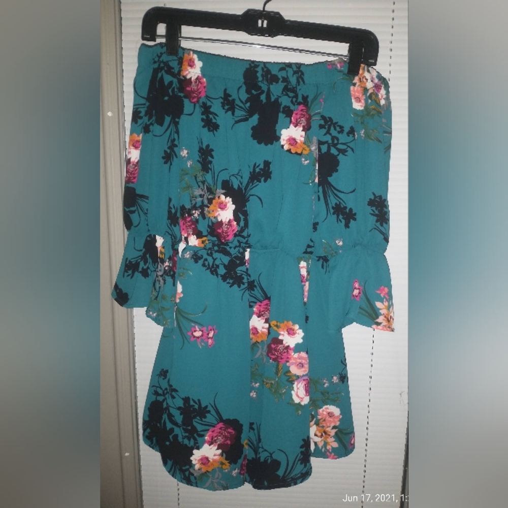 Off Shoulder Romper by Peach Love California Small